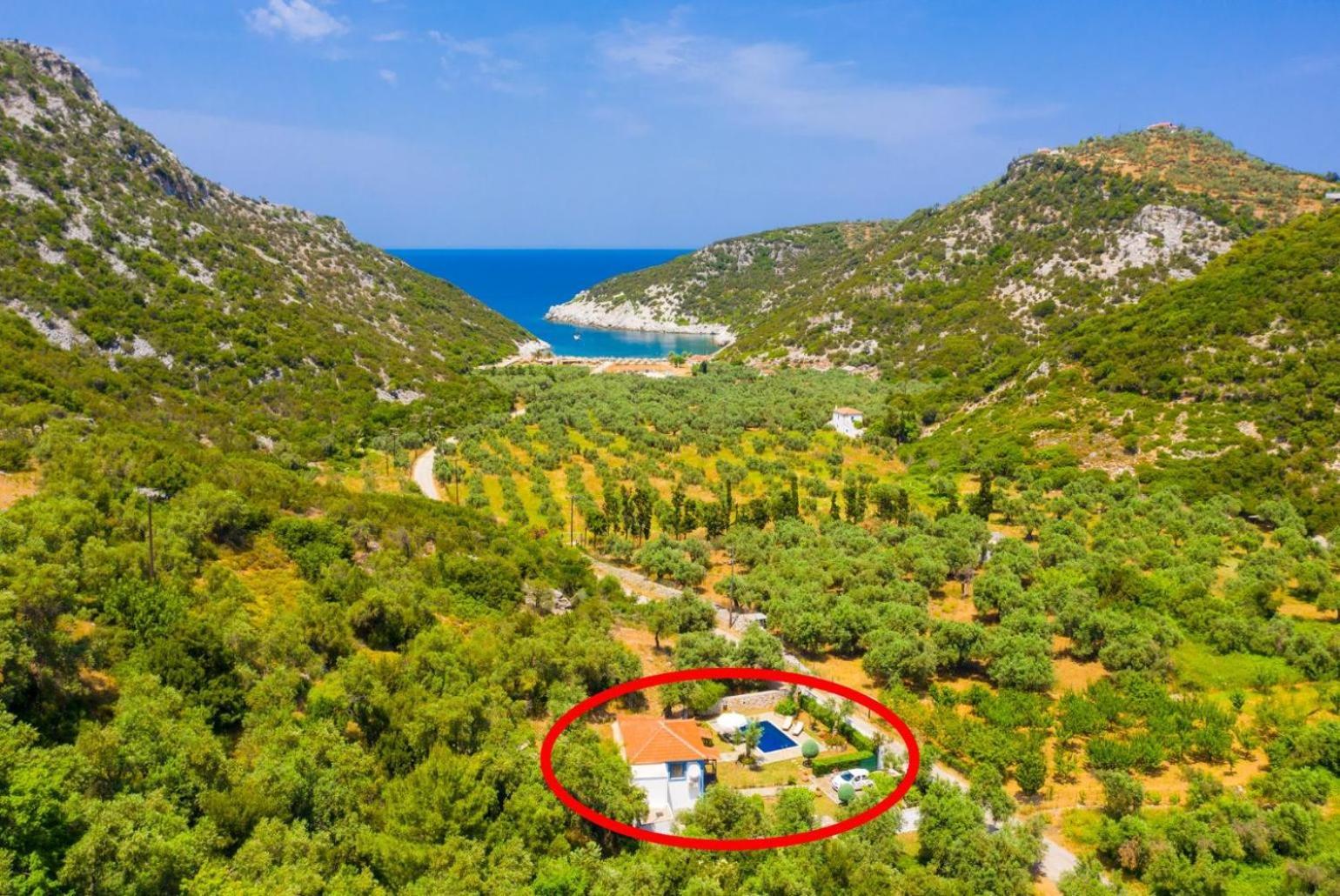 Villa Glysteri Panormos  外观 照片